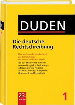 Duden - Die deutsche Rechtschreibung
