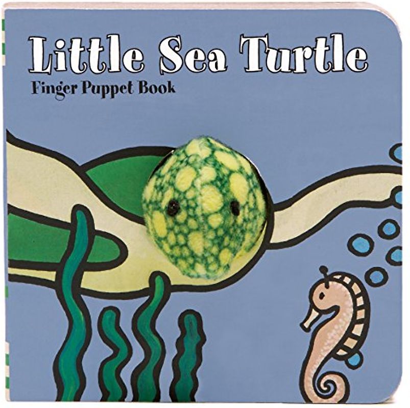 Little Sea Turtle: Finger Puppet Book