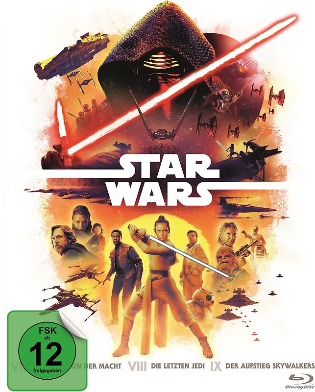 Star Wars Trilogie Episode VII - IX (6 Discs) Blu-ray Disc