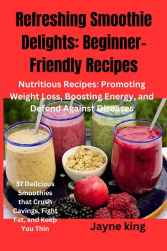 Refreshing Smoothie Delights: Beginner-Friendly Recipes: Nutritious Recipes: Promoting Weight Loss, Boosting Energy, and Defend Against Disease