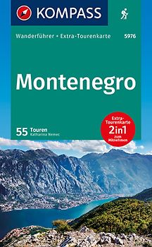 KOMPASS Wanderführer Montenegro, 55 Touren mit Extra-Tourenkarte
