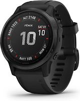 Garmin Fenix 6S Pro 42 mm noir et bracelet en silicone noir