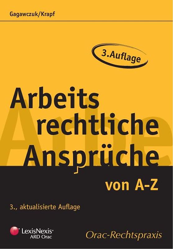 Arbeitsrechtliche Ansprüche von A - Z