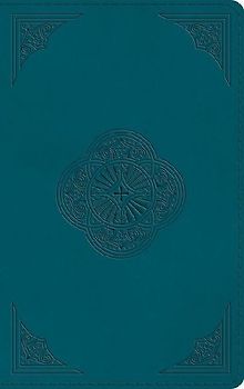 ESV Thinline Bible (Trutone, Deep Teal, Rotunda Design)