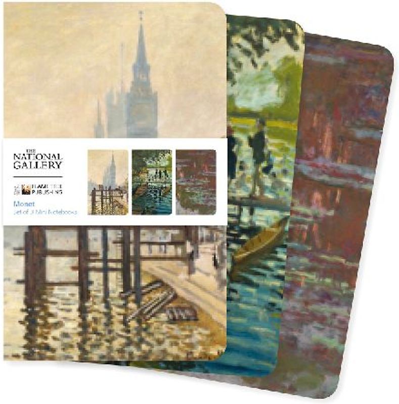National Gallery: Monet Set of 3 Mini Notebooks