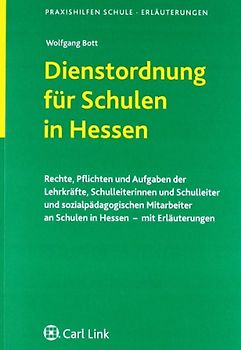 Dienstordnung für Lehrkräfte und Schulleiter in Hessen