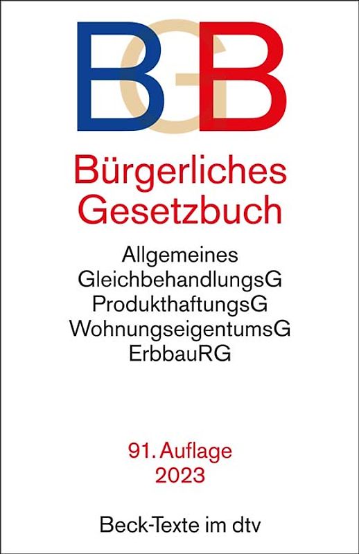 Bürgerliches Gesetzbuch