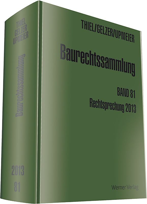Baurechtssammlung. Rechtsprechung des Bundesverwaltungsgerichts,... / Baurechtssammlung