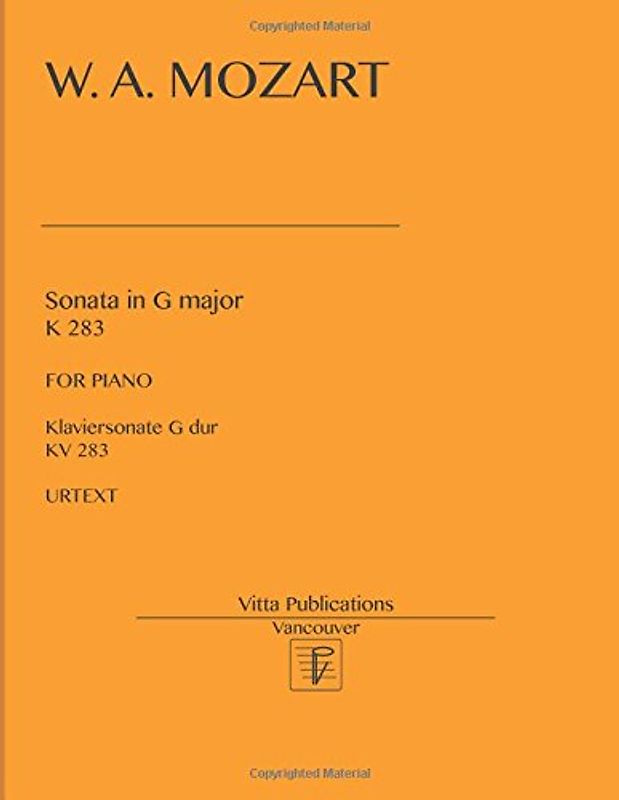 Sonata in G Major, KV 283