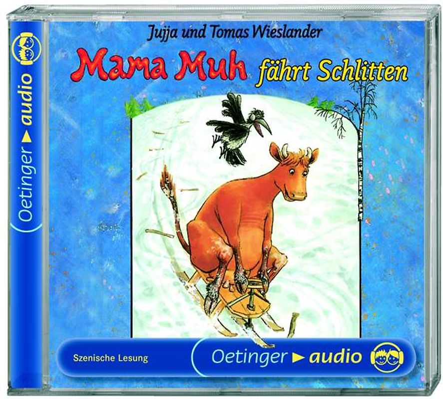 Mama Muh fährt Schlitten