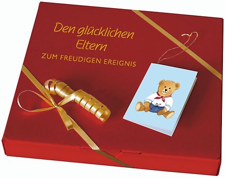 Den glücklichen Eltern zum freudigen Ereignis