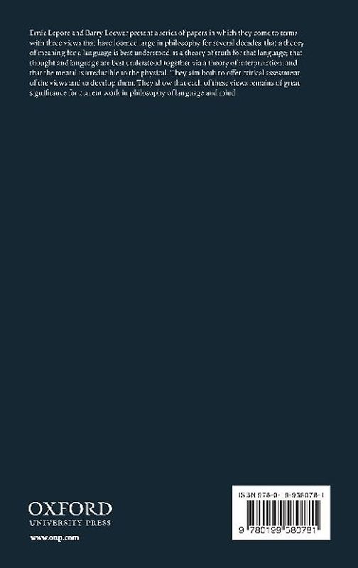 Meaning, Mind, and Matter