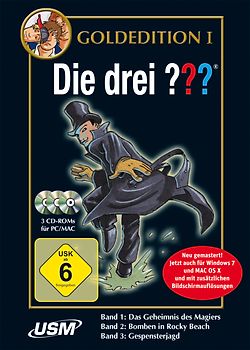 Die drei ??? - Band 1-3: Das Geheimnis des Magiers, Bomben in Rocky Beach, Gespensterjagd [Goldedition] PC Spiele