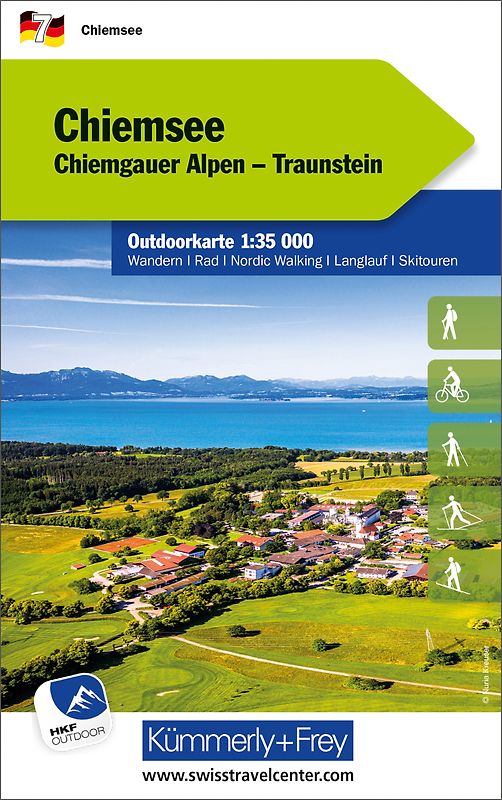 Chiemsee Nr. 07 Outdoorkarte Deutschland 1:35 000