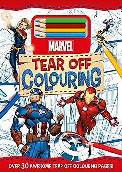 Marvel: Tear Off Colouring