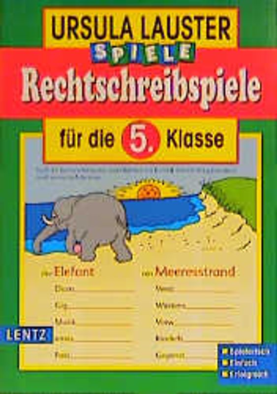 Rechtschreibspiele für die 5. Klasse