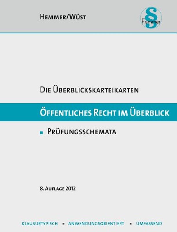 Karteikaren - Öffentliches Recht im Überblick