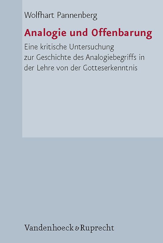 Analogie und Offenbarung