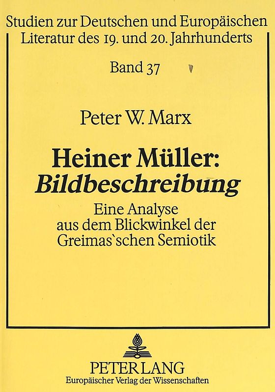 Heiner Müller: «Bildbeschreibung»