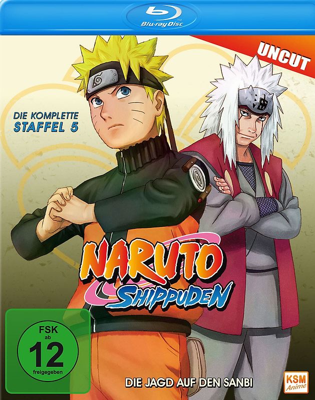 Naruto Shippuden - Staffel 5: Die Jagd auf den Sanbi - Uncut Blu-ray Disc