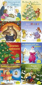 Pixi-Weihnachts-8er-Set 35: Kling, Pixi, klingelingeling (8x1 Exemplar)