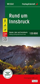 freytag & berndt Wanderkarte WK 5241 Rund um Innsbruck 1:35.000