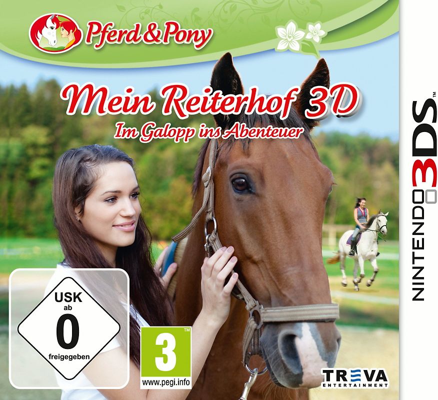 Pferd & Pony: Mein Reiterhof 3D - Galopp ins Abenteuer Nintendo 3DS