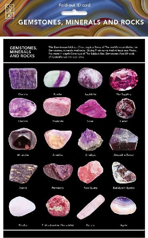 Gemstones, Minerals & Rocks - Id Chart