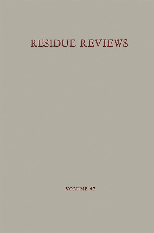 Residue Reviews