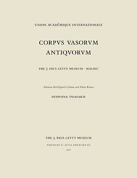 Corpus Vasorum Antiquorum, Fascicule 10: Athenian Red-Figure Column and Volute Kraters