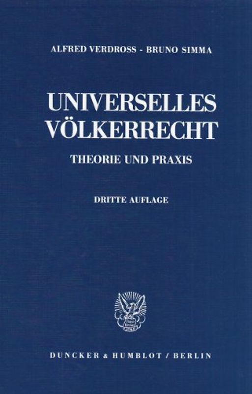 Universelles Völkerrecht.