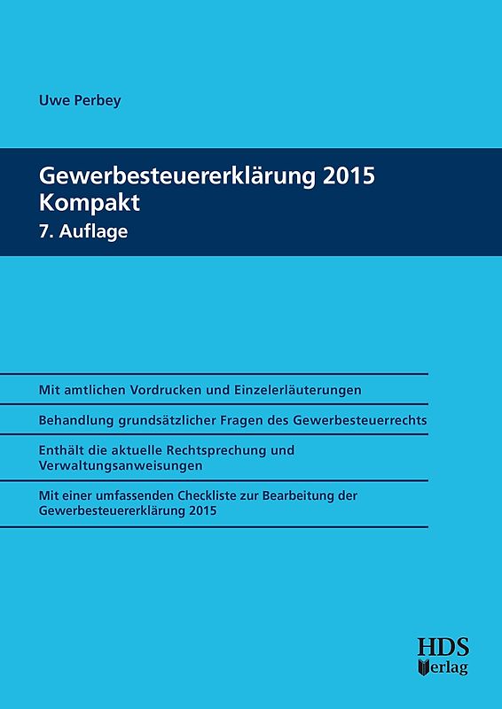 Gewerbesteuererklärung 2015 Kompakt