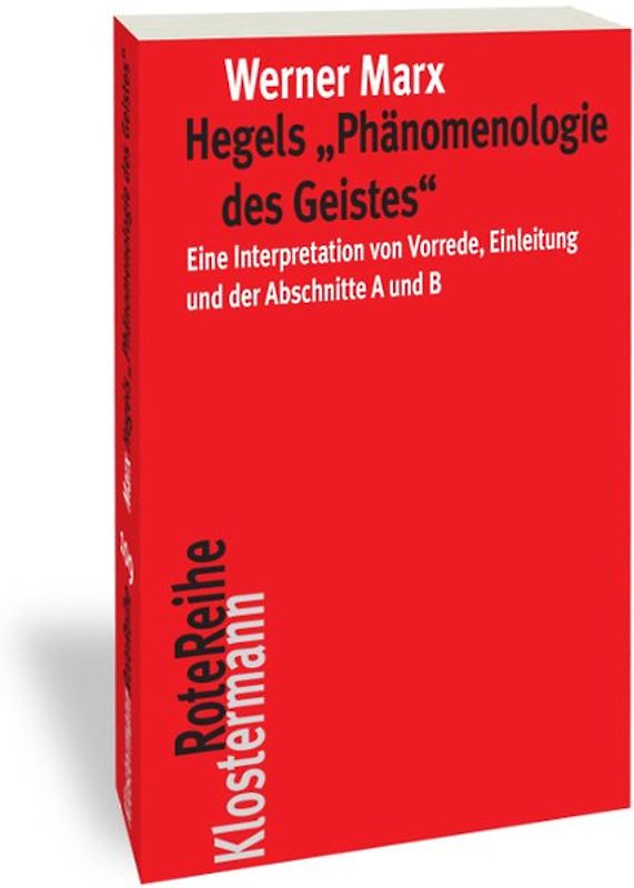 Hegels "Phänomenologie des Geistes"
