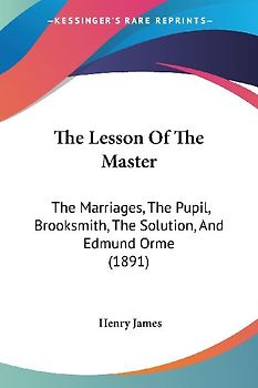 The Lesson Of The Master