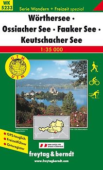 Wörther See - Ossiacher See - Faaker See - Keutschacher See. 1:35000