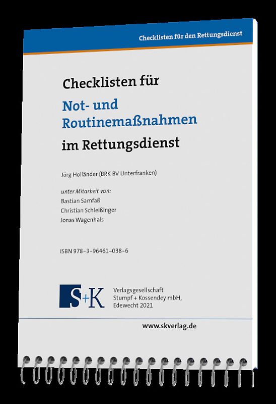 Checklisten für Not- und Routinemaßnahmen im Rettungsdienst