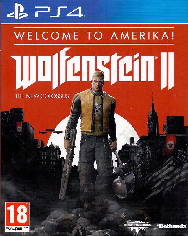 Wolfenstein II: The New Collossus [Welcome to Amerika!, inkl. Zeitschrift & Kartenhülle, Internationale Version] PlayStation 4