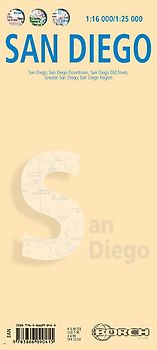 San Diego. 1:16 000 / 1:25 000. Einzelkarten: San Diego 1:25 000; San Diego Downtown 1:16 000; San Diego Old Town 1:4 500; San Diego & Region 1:1 200 000; San Diego Public Transport; USA administrative/Time Zones