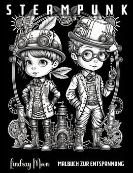 Steampunk Malbuch zur Entspannung: 40 Faszinierende Steampunk Motive für Kreativität, zur Entspannung und Stressabbau