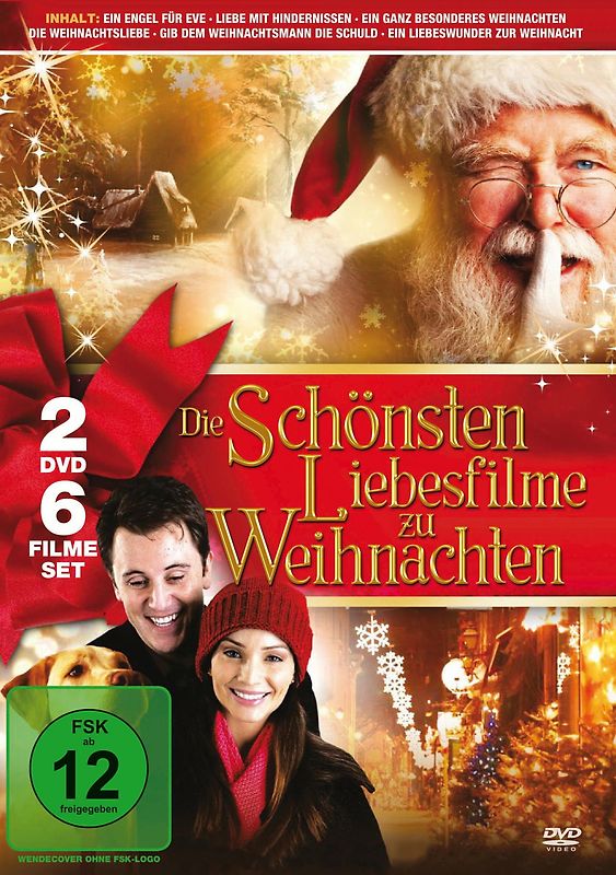 Die Schönsten Liebesfilme zu Weihnachten (6 Filme) [2 DVDs] DVD