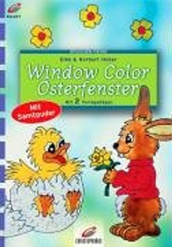 Window Color Osterfenster. Mit Samtpuder. Mit 2 Vorlagebögen