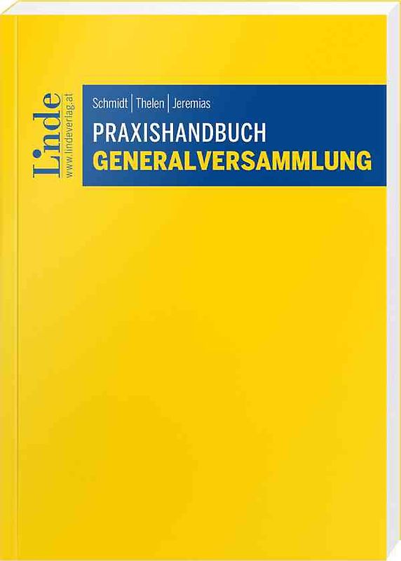 Praxishandbuch Generalversammlung