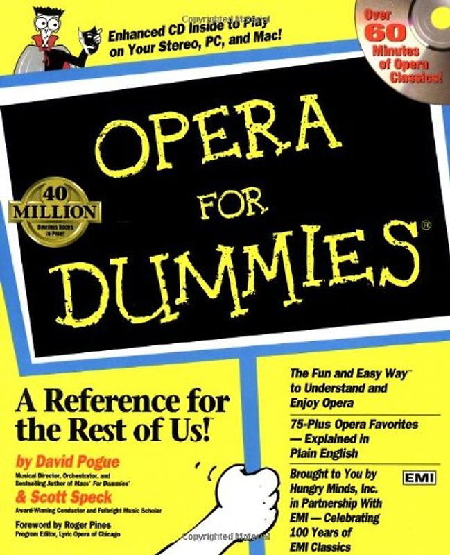 Opera for Dummies (For Dummies (Lifestyles Paperback))