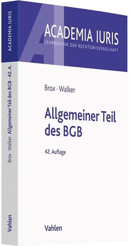 Allgemeiner Teil des BGB