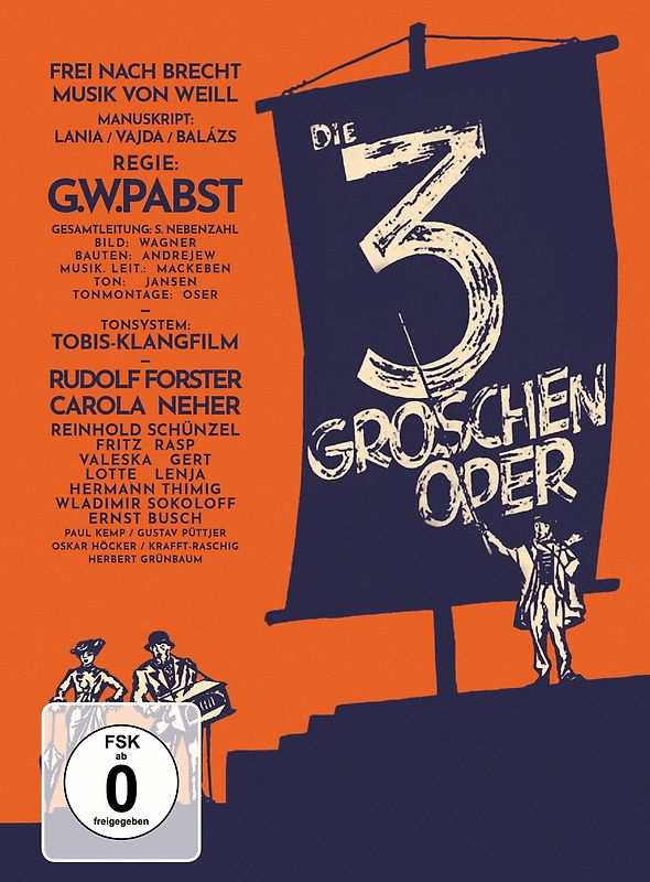 Die 3-Groschen-Oper [Mediabook, restaurierte Fassung, + DVD] Blu-ray Disc