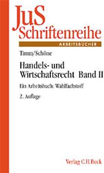 Handels- und Wirtschaftsrecht Band II: Wahlfachstoff