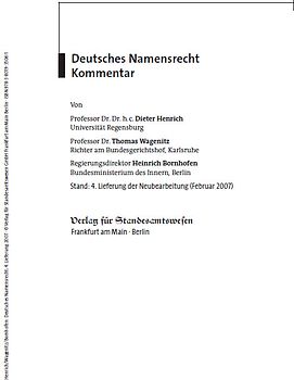 Deutsches Namensrecht