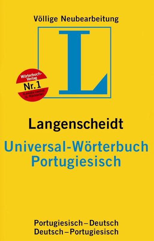 Langenscheidt Universal-Wörterbuch Portugiesisch. Portugiesisch-Deutsch/Deutsch-Portugiesisch
