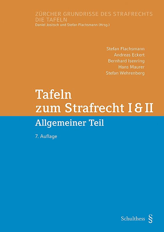 Tafeln zum Strafrecht I & II