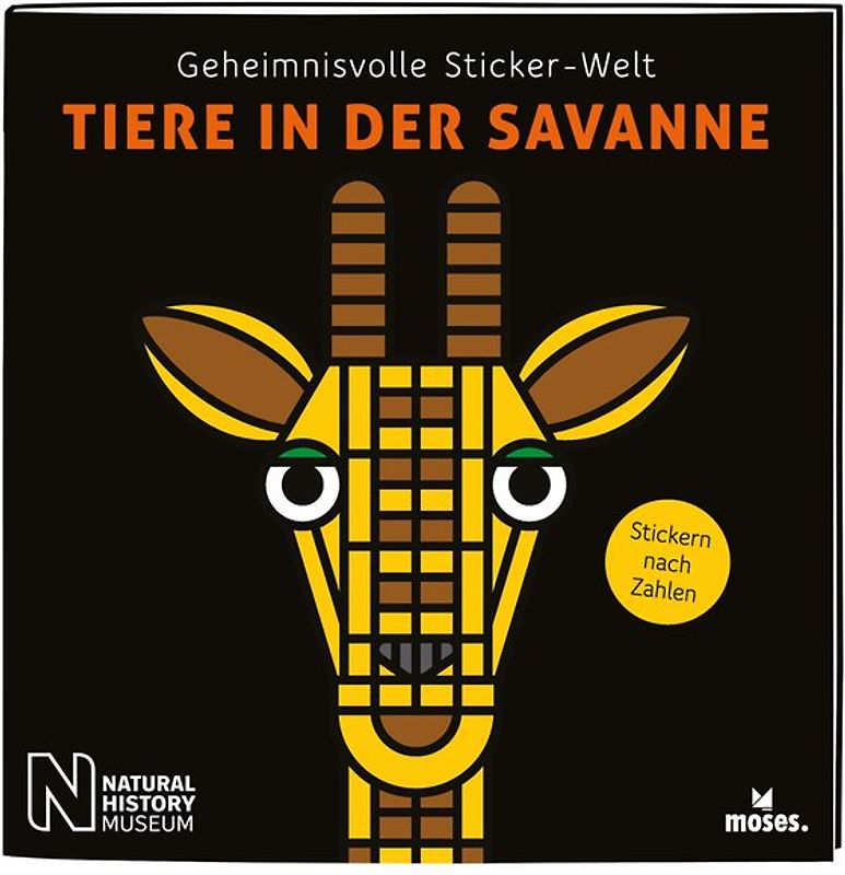 Geheimnisvolle Sticker-Welt: Tiere in der Savanne
